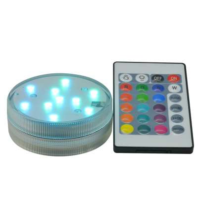 3AAA Battery Operated Wedding Party LED Submersible Light Used With Water Beads Centerpieces