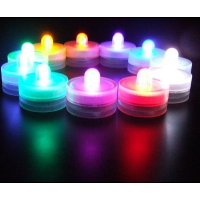 Party and Wedding Favor Mini LED Floating Submersible flower Bottle Light